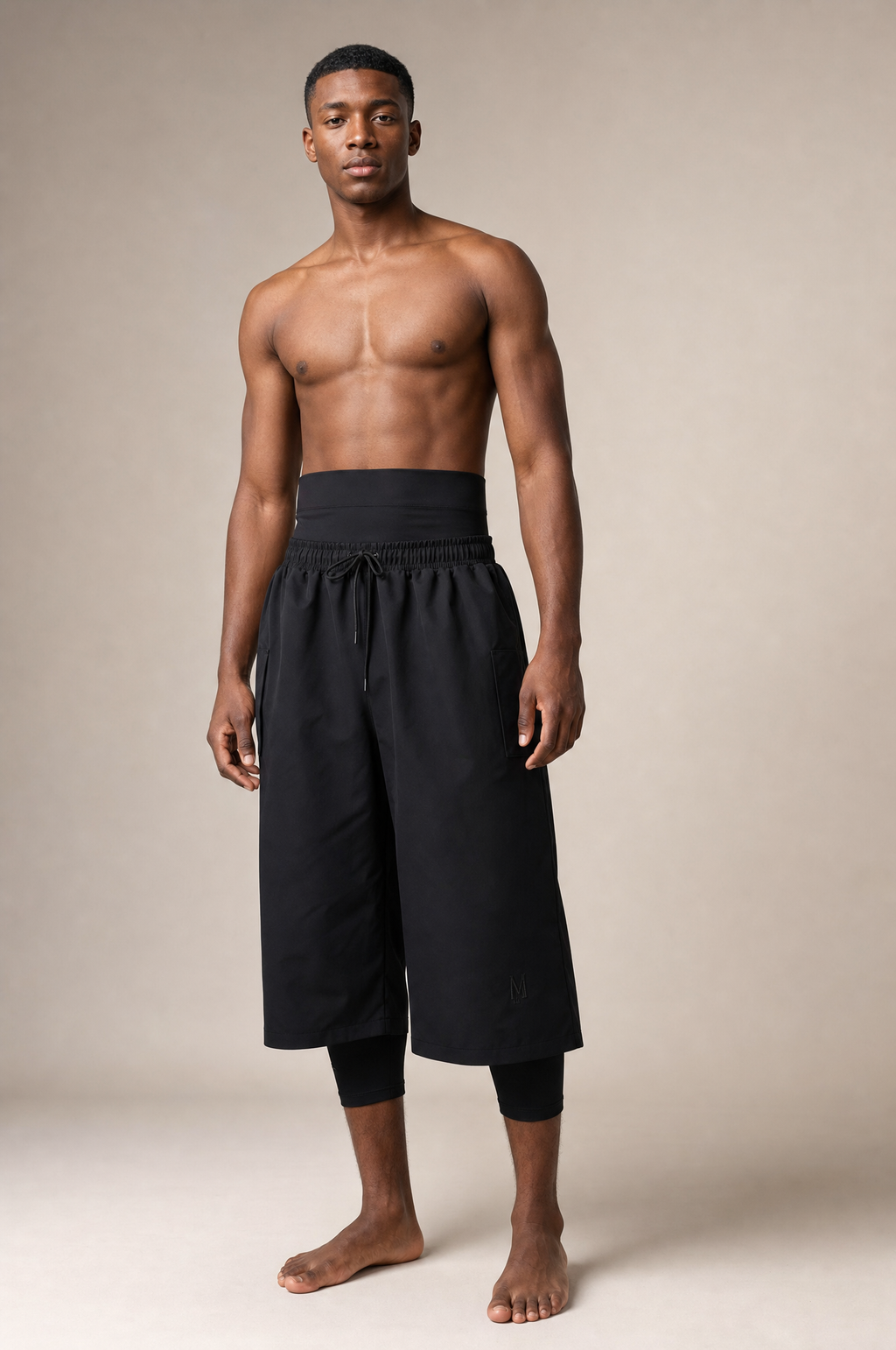Männer Modest Badehose Schwarz – Hero Studio