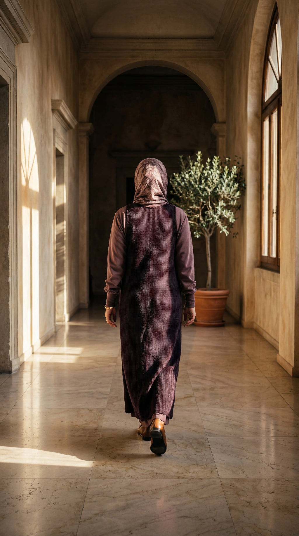 Maxikleid aus Grobstrick
