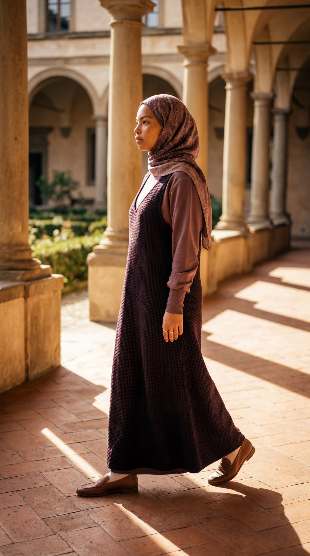Maxikleid aus Grobstrick