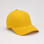MIKA Cap in Gelb mit Ton-in-Ton MIKA-luise-Stick – Produktansicht